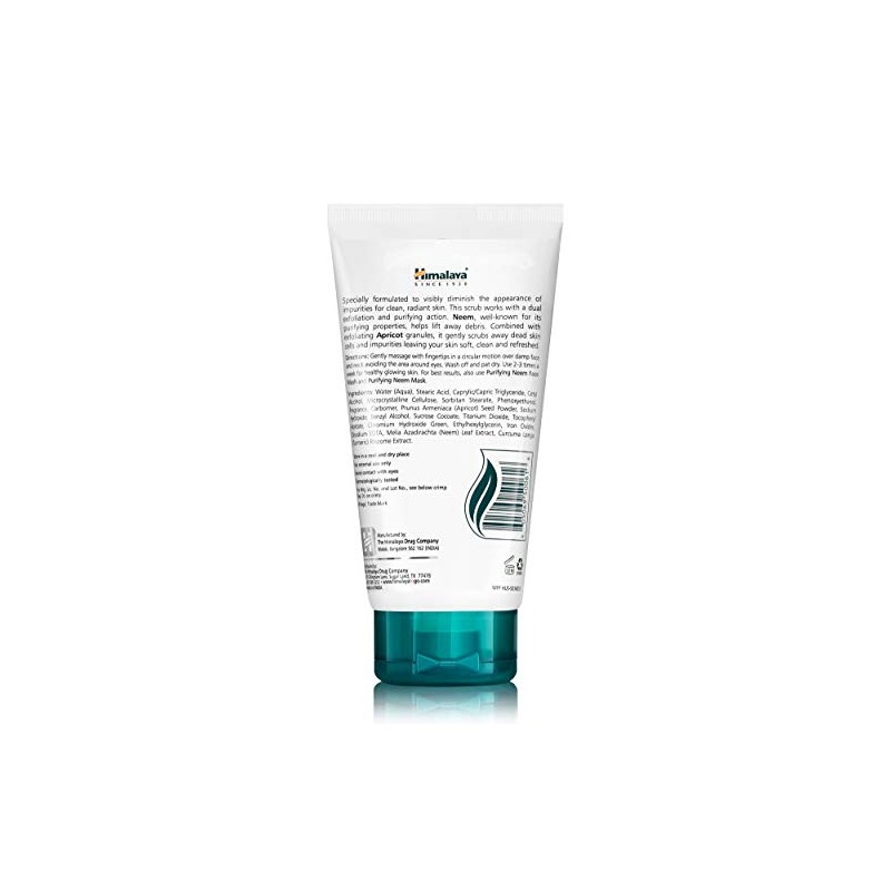 Himalaya Purifying Neem Scrub with Turmeric and Apricot for Normal