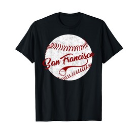 Baseball San Francisco Vintage Giant Ball, National Pastime T-Shirt