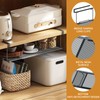 PowerKing Expandable Under Cabinet Shelf, Adjustable Length Under Shelf Storage