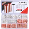 shengbowi Wire Sleeves Clamps Kit Tinned Copper Crimp Connector Crimper