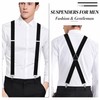 Heavy Duty X-Back Suspenders for Men – Adjustable Elastic Straps