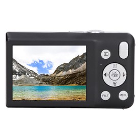 Digital Camera, 8K 68MP Digital Video Camera with 2.7 Inch Display, 16X Digital Zoom, Portrait Selfie Function, Beauty Filters (Black)