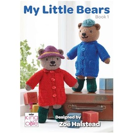 King Cole Knitting Pattern Book - My Little Bears Book 1