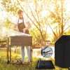Mesybveo Weatherproof Grill Cover, 210D Oxford Fabric, Gas Grill Cover,