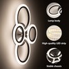 Shine LUEST 34W Modern LED Ceiling Light, 3000K-6000K Dimmable Ceiling