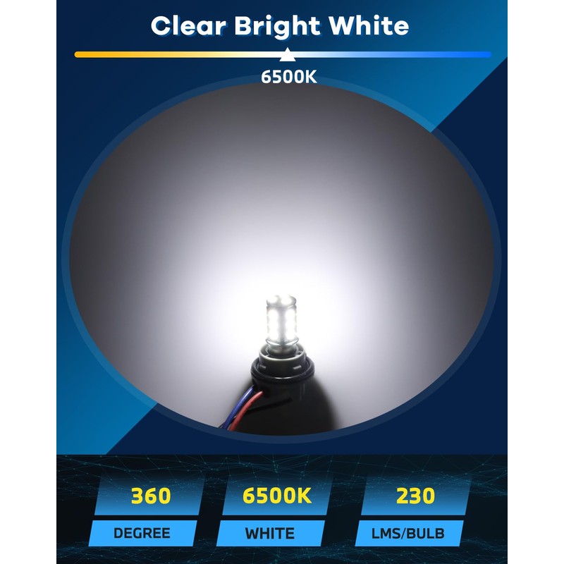 Alopee 12 Pack 1156 LED Bulb White 1141 LED Bulbs