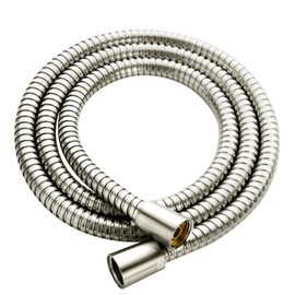 BRIGHT SHOWERS Shower Hose For Hand Held Shower Heads, 69 Inches Cord Extra Long Stainless Steel Hand Shower Hose, Ultra-Flexible Replacement Part with Brass Insert, Brushed Nickel