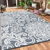 Findosom Waterproof Outdoor Rug 6' x 9' - Reversible Mandala