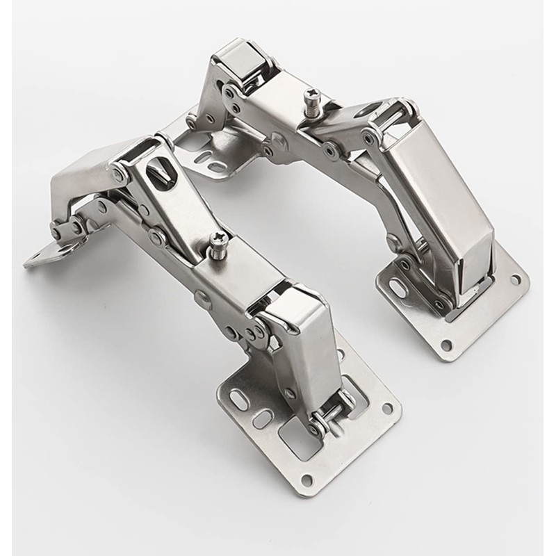 Qrity 2 PCS 130-175 Degree Adjustable Cabinet Hinges, Easy Installation,