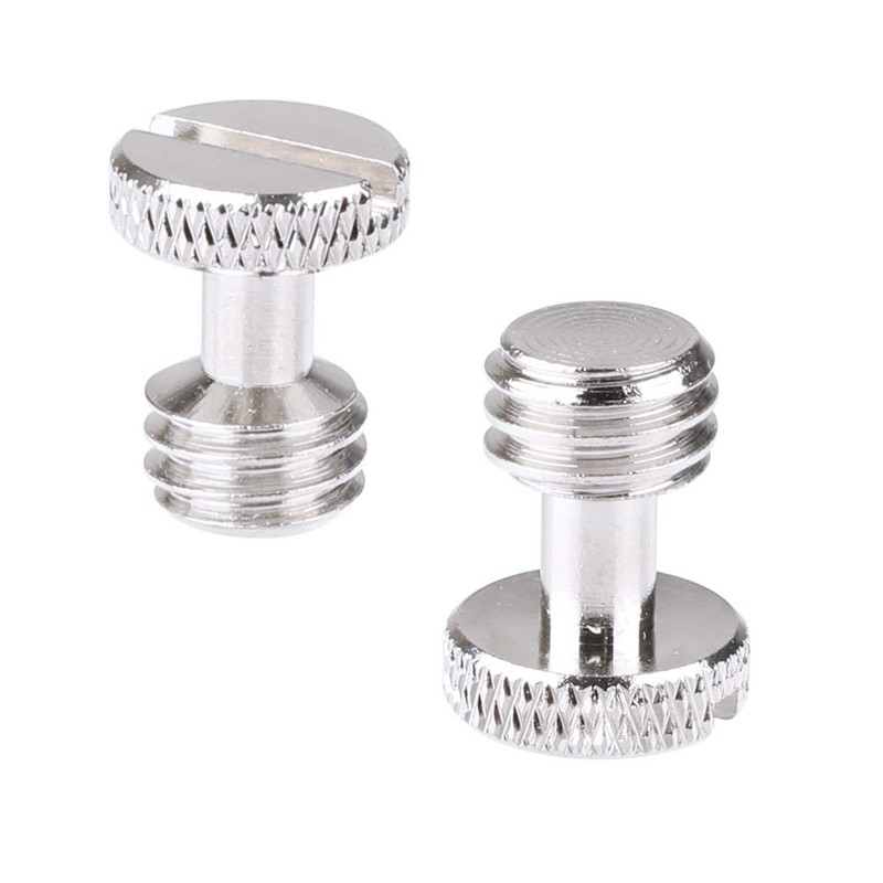 CAMVATE 3/8"-16 Slotted Screw for Camera Quick Release Plate (2