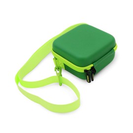 CASEMATIX Retro Game Case Compatible with HigoKids QS4 Game Console, Mademax Handheld Gaming Console, E-MODS RS-1 Arcade Pocket Player and More Up to 4.5" - Green Case Only