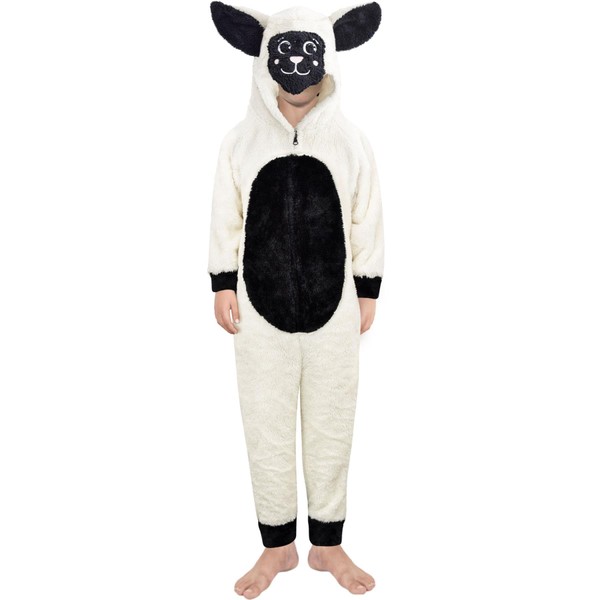 A2Z 4 Kids Girls Boys Xmas Nativity Sheep Outfit Premium - Sheep Costume 7-8