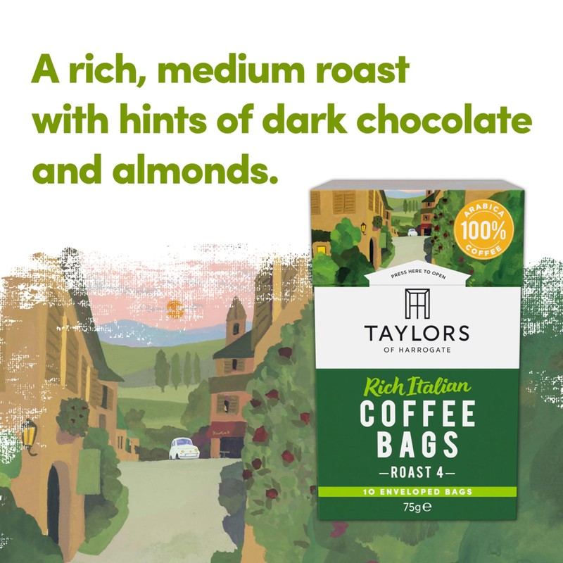 Taylors of Harrogate Rich Italian Coffee Bags 10s