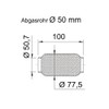 Ernst 460 02-6 Ernst 7x100 mm) Pipe Flexible 50 Without