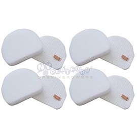 Eztronics Corp4 Sets Vacuum Filter Replacement for Shark Rocket NV450 NV451 NV472 NV480 NV482