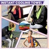 Quick-Drying Cooling Microfiber Gym Towels: Ideal for Comfortable Workout, Running,
