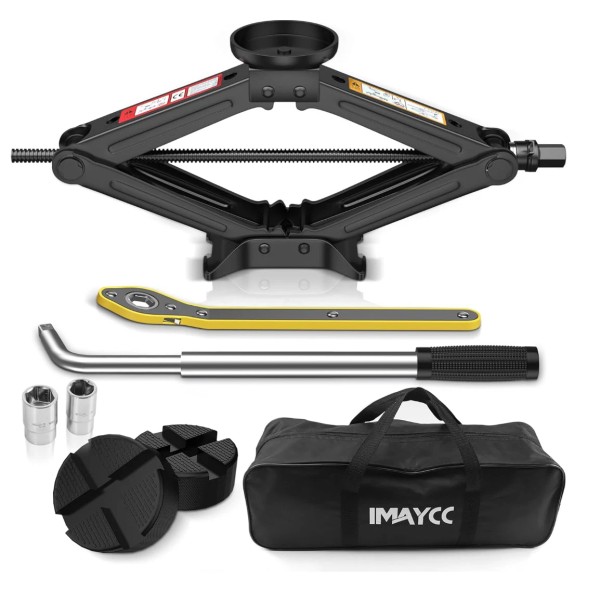 Unbranded Portable 2.5 Ton Emergency Car Jack & Complete Tire