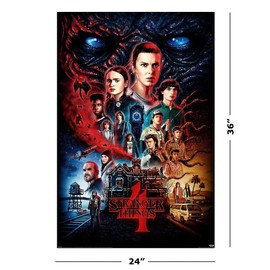 Stranger Things 4 - TV Show Poster/Print (Regular/One Sheet - Season 4) (Size: 24" x 36")