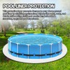 Tacsal Liner Pad 15-Foot Round Thicker Pool Liner Pad for