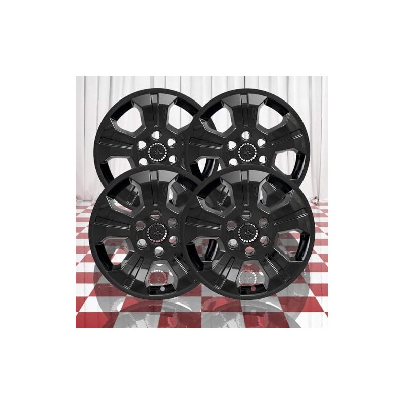 Brighter Design Set of 4 Black 5 Spoke 18" Wheel