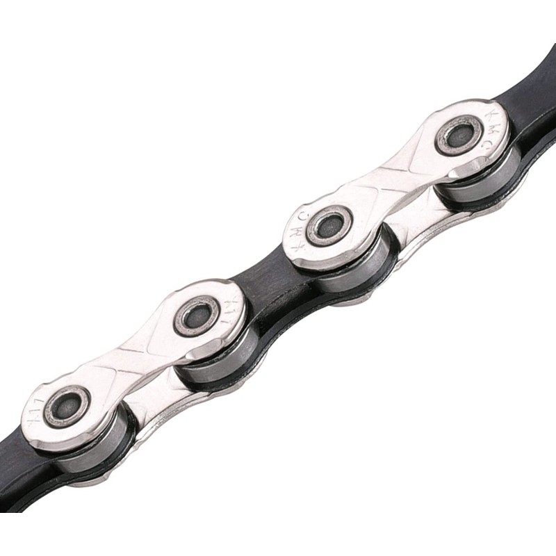 KMC X12 12 Speed eBike Chain, 128 Link, Black/Silver