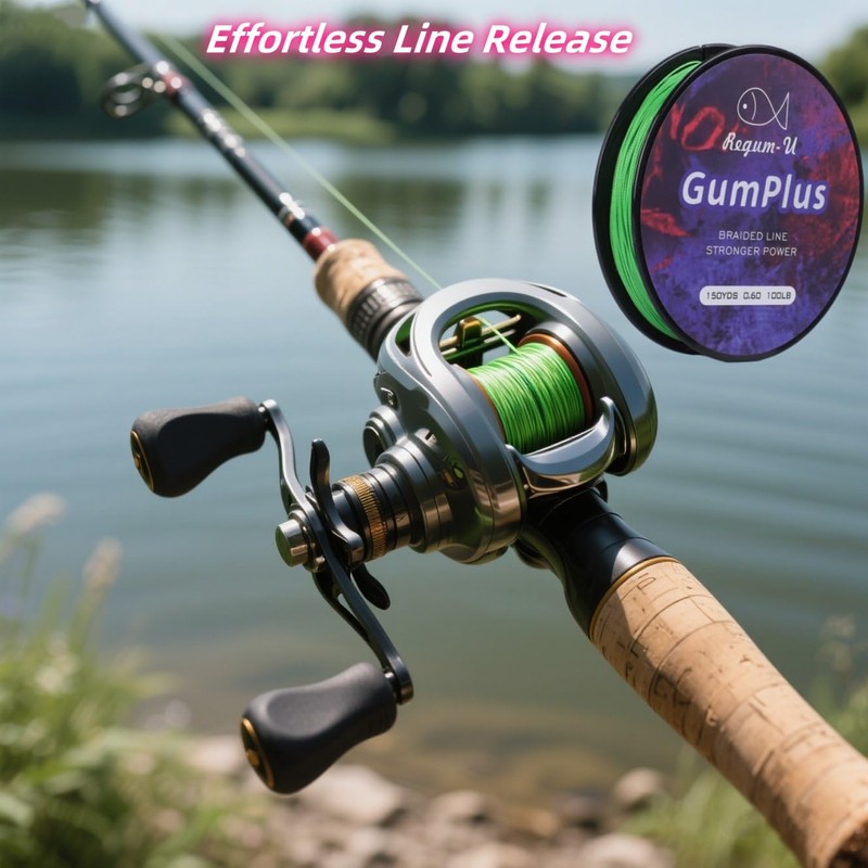 GumPlus 8X Stealth Braided Fishing Line 150 Yards / 12