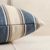 FSZhenZuan Pack of 2 Cushion Covers 45x45cm Decorative Blue Striped