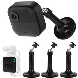 Uraleyeon Long Blink Outdoor Camera Mount Kit, Compatible with Blink 4th & 3rd Gen Cameras - Includes 3 Adjustable Mounts, Sync Module 2 Outlet Mount, USB Cable, Blink Accessories