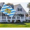 3×5 FT German Bavaria Lion Flag, Large 100D Germany Bayerisch