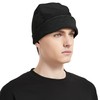 WRTTR-Boys Professional Bboy Cap Padded Head Spin Beanie Knitted Cotton