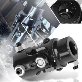 Universal 40Cr Alloy Steel Steering Shaft Single U Joint | 3/4" 36 Spline to 1" DD