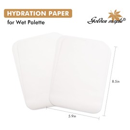 Golden Maple 100 Sheets Wet Palette Paper Reill for Acrylic Painting,Stay Wet Paint Paper for Paints Miniatures,Models,DIY Craft,Keep Paint Wet Fresh,Size 8.5''*5.9''