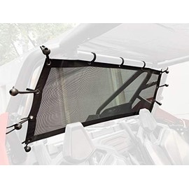 kemimoto UTV Soft Rear Window Net Mesh Sun UV Protection Compatible with 2020 2021 2022 RZR PRO XP / 4 2022 PRO R
