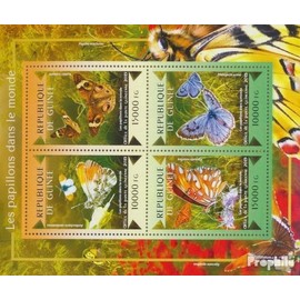 Guinea 10912-10915 Sheetlet (complete. issue) unmounted mint/never hinged ** MNH 2015 Butterflies (Stamps for collectors) Butterflies