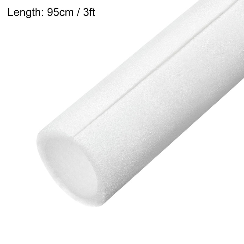 sourcing map Pipe Insulation Foam Tube Split Pipe Lagging 60mm(2