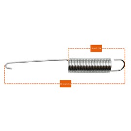 Washing Machine Kit 3 Pack Suspension Spring WP63907 & 1 Pack Counterweight Counter Balance W10250667 & 3 Pack Tub Wear Pad 285744 For Whirlpool Washer