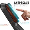 Heated Ionic Hair Straightening Brush for Men - 5 Temperature