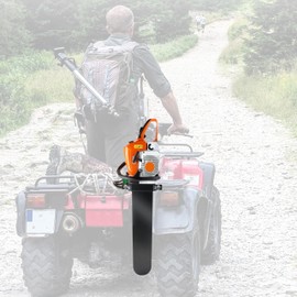 FEBTECH Universal Chainsaw Carrier Kit - 12-20 Inch, Chainsaw Holder for Tractor, ATV Chainsaw Holder - Sturdy Chainsaw Scabbard & Chainsaw Mount, Ideal for Logging Enthusiasts and Outdoor Adventures