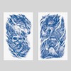 Oottati 2 Sheets Semi Permanent Waterproof Temporary Tattoos, 2 Weeks