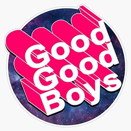 Good Good Boys - Mcelroy Brothers - Text Only Bumper Sticker Window Vinyl Decal 5"