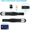 Aiyingmei CAC Smart Card Reader, 5 in 2 DOD Military
