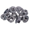 NAJDER Hex Flange Nuts M6 Pack of 100 Hex Nuts