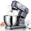 Stand Mixer, 6 QT 600W Tilt-Head Dough Mixer, 6+P speed