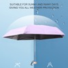 6 Ribs Umbrella Sun Protection UPF50 Impact Cloth Portable Folding