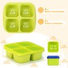 Caperci Caperci Lunchable Snack Containers - 4 Compartments Bento Snack
