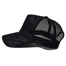 Avilex AX3900 Mesh Cap, English Letters Logo, Hat Cap, Avilex (Charcoal Camouflage)