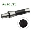 Timunr R8-JT3 R8 Shank JT3 Adapter Drill Chuck Arbor, Alloy