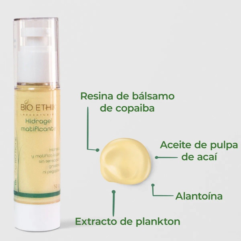 Bioethik Crema Facial Matificante Hidratante Control Brillo