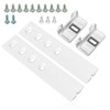 Spares2go 2 x Integrated Fridge Door Sliding Mounting Bracket Fixing