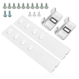 Spares2go 2 x Integrated Fridge Door Sliding Mounting Bracket Fixing Kit Compatible with Liebherr 9086322